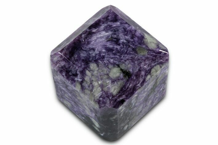 Polished Purple Charoite Cube - Siberia #335589